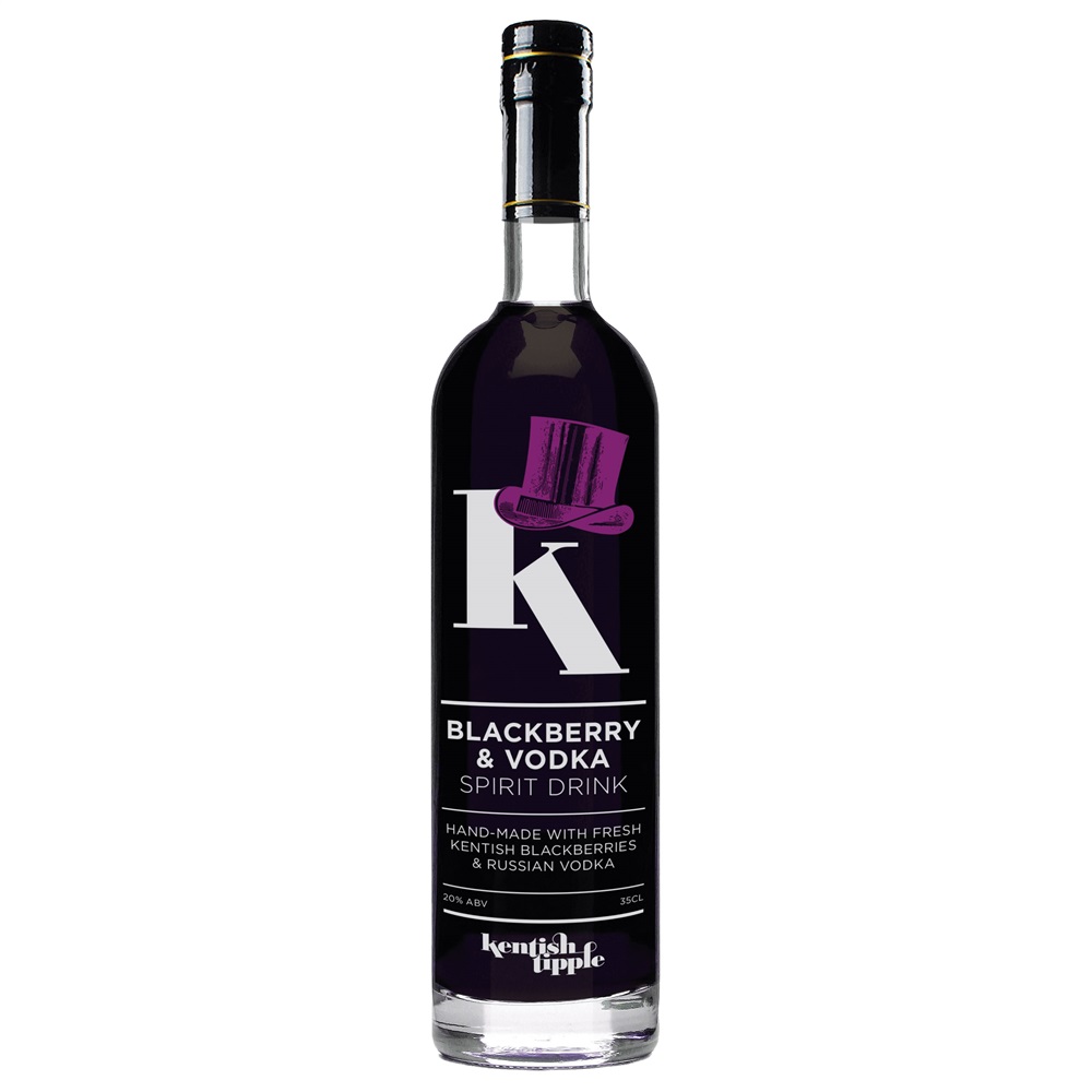 Single 350ml Bottle Of Blackberry Vodka