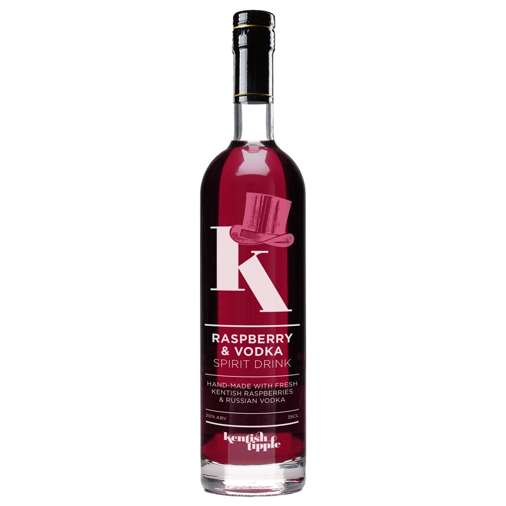Single 350ml Bottle Of Raspberry Vodka