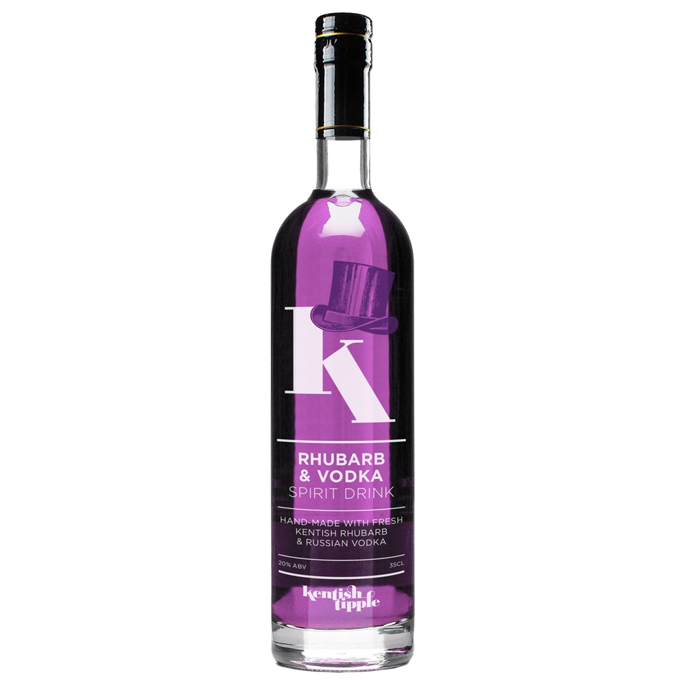 Single 350ml Bottle Of Rhubarb Vodka